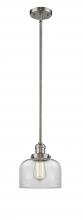 Innovations Lighting 201S-SN-G72 - Bell - 1 Light - 8 inch - Brushed Satin Nickel - Stem Hung - Mini Pendant