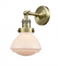  203-AB-G321 - Olean - 1 Light - 7 inch - Antique Brass - Sconce