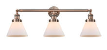 Innovations Lighting 205-AC-G41 - Cone - 3 Light - 32 inch - Antique Copper - Bath Vanity Light