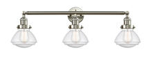 Innovations Lighting 205-SN-G324 - Olean - 3 Light - 31 inch - Brushed Satin Nickel - Bath Vanity Light