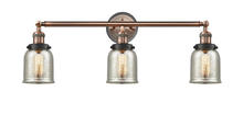 Innovations Lighting 205BP-ACBK-G58 - Bell - 3 Light - 30 inch - Antique Copper - Bath Vanity Light