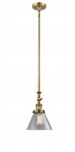 Innovations Lighting 206-BB-G42 - Cone - 1 Light - 8 inch - Brushed Brass - Stem Hung - Mini Pendant