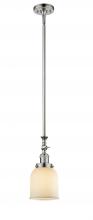 Innovations Lighting 206-PN-G51 - Bell - 1 Light - 5 inch - Polished Nickel - Stem Hung - Mini Pendant