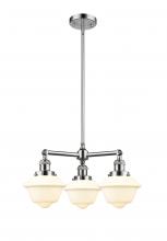 Innovations Lighting 207-PC-G531-LED - Oxford - 3 Light - 20 inch - Polished Chrome - Stem Hung - Chandelier