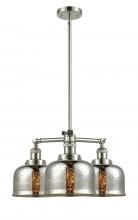 Innovations Lighting 207-PN-G78 - Bell - 3 Light - 22 inch - Polished Nickel - Stem Hung - Chandelier