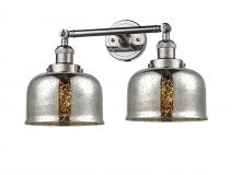 Innovations Lighting 208-PN-G78 - Bell - 2 Light - 19 inch - Polished Nickel - Adjustable Bath Vanity Light