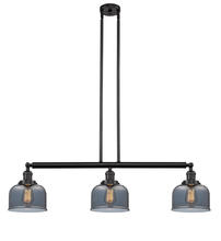 Innovations Lighting 213-OB-G73-LED - Bell - 3 Light - 41 inch - Oil Rubbed Bronze - Stem Hung - Island Light