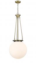  221-1P-AB-G201-16 - Beacon - 1 Light - 16 inch - Antique Brass - Chain Hung - Pendant