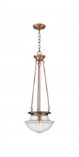 Innovations Lighting 221-1P-AC-G542 - Oxford - 1 Light - 12 inch - Antique Copper - Pendant