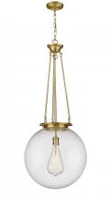 Innovations Lighting 221-1P-SG-G204-18 - Beacon - 1 Light - 18 inch - Satin Gold - Chain Hung - Pendant