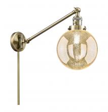 Innovations Lighting 237-AB-G208-8 - Beacon - 1 Light - 8 inch - Antique Brass - Swing Arm