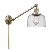 Innovations Lighting 237-AB-G74 - Bell - 1 Light - 8 inch - Antique Brass - Swing Arm