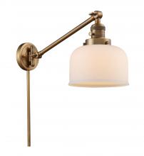 Innovations Lighting 237-BB-G71 - Bell - 1 Light - 8 inch - Brushed Brass - Swing Arm