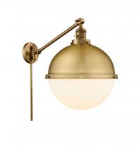 Innovations Lighting 237-BB-HFS-121-BB - Hampden - 1 Light - 13 inch - Brushed Brass - Swing Arm