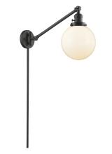  237-OB-G201-8-LED - Beacon - 1 Light - 8 inch - Oil Rubbed Bronze - Swing Arm