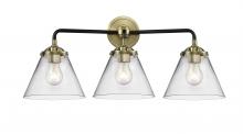 Innovations Lighting 284-3W-BAB-G42-LED - Cone - 3 Light - 26 inch - Black Antique Brass - Bath Vanity Light