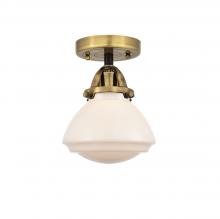 Innovations Lighting 288-1C-BAB-G321 - Olean - 1 Light - 7 inch - Black Antique Brass - Semi-Flush Mount