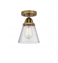 Innovations Lighting 288-1C-BB-G64 - Cone - 1 Light - 6 inch - Brushed Brass - Semi-Flush Mount