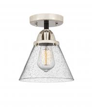 Innovations Lighting 288-1C-BPN-G44 - Cone - 1 Light - 8 inch - Black Polished Nickel - Semi-Flush Mount