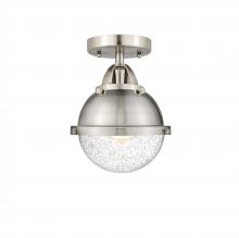 Innovations Lighting 288-1C-SN-HFS-64-SN - Hampden - 1 Light - 7 inch - Brushed Satin Nickel - Semi-Flush Mount