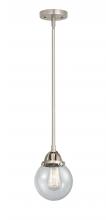  288-1S-SN-G204-6 - Beacon - 1 Light - 6 inch - Brushed Satin Nickel - Cord hung - Mini Pendant