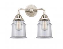 Innovations Lighting 288-2W-PN-G182 - Canton - 2 Light - 14 inch - Polished Nickel - Bath Vanity Light