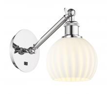 Innovations Lighting 317-1W-PC-G1217-6WV - White Venetian - 1 Light - 6 inch - Polished Chrome - Sconce