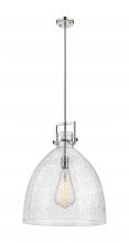 Innovations Lighting 411-1SL-PN-G412-18SDY - Newton Bell - 1 Light - 18 inch - Polished Nickel - Pendant