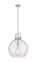 Innovations Lighting 411-1SL-SN-G410-16SDY - Newton Sphere - 1 Light - 16 inch - Satin Nickel - Pendant