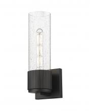 Innovations Lighting 428-1W-BK-G428-12SDY - Bolivar - 1 Light - 5 inch - Matte Black - Sconce