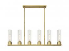 Innovations Lighting 429-6I-BB-G429-11CL - Empire - 6 Light - 44 inch - Brushed Brass - Linear Pendant