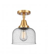 Innovations Lighting 447-1C-SG-G74 - Bell - 1 Light - 8 inch - Satin Gold - Flush Mount