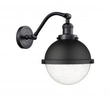 Innovations Lighting 515-1W-BK-HFS-84-BK-LED - Hampden - 1 Light - 9 inch - Matte Black - Sconce