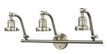 Innovations Lighting 515-3W-SN - Double Swivel - 3 Light - 26 inch - Brushed Satin Nickel - Bath Vanity Light