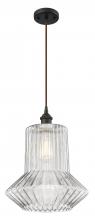 Innovations Lighting 516-1P-OB-G212 - Springwater - 1 Light - 12 inch - Oil Rubbed Bronze - Cord hung - Mini Pendant