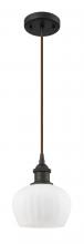 Innovations Lighting 516-1P-OB-G91-LED - Fenton - 1 Light - 7 inch - Oil Rubbed Bronze - Cord hung - Mini Pendant