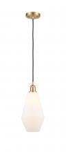  516-1P-SG-G651-7 - Cindyrella - 1 Light - 7 inch - Satin Gold - Cord hung - Mini Pendant