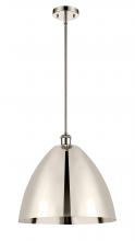  516-1S-PN-MBD-16-PN - Bristol - 1 Light - 16 inch - Polished Nickel - Pendant