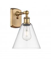 Innovations Lighting 516-1W-BB-GBC-82 - Berkshire - 1 Light - 8 inch - Brushed Brass - Sconce