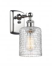 Innovations Lighting 516-1W-PC-G112C-5CL - Cobbleskill - 1 Light - 5 inch - Polished Chrome - Sconce