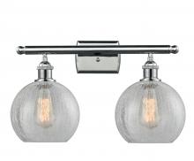 Innovations Lighting 516-2W-PC-G125 - Athens - 2 Light - 18 inch - Polished Chrome - Bath Vanity Light