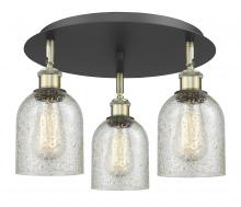 Innovations Lighting 516-3C-BAB-G259 - Caledonia - 3 Light - 17 inch - Black Antique Brass - Flush Mount