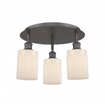 Innovations Lighting 516-3C-OB-G341 - Hadley - 3 Light - 16 inch - Oil Rubbed Bronze - Flush Mount