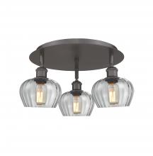 Innovations Lighting 516-3C-OB-G92 - Fenton - 3 Light - 18 inch - Oil Rubbed Bronze - Flush Mount