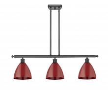  516-3I-OB-MBD-75-RD - Plymouth - 3 Light - 36 inch - Oil Rubbed Bronze - Cord hung - Island Light