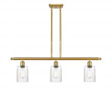  516-3I-SG-G342 - Hadley - 3 Light - 36 inch - Satin Gold - Cord hung - Island Light