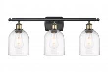 Innovations Lighting 516-3W-BAB-G558-6CL - Bella - 3 Light - 26 inch - Black Antique Brass - Bath Vanity Light