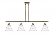 Innovations Lighting 516-4I-AB-GBC-84 - Berkshire - 4 Light - 48 inch - Antique Brass - Cord hung - Island Light