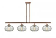 Innovations Lighting 516-4I-AC-G249 - Gorham - 4 Light - 48 inch - Antique Copper - Cord hung - Island Light