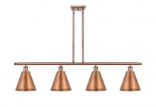 Innovations Lighting 516-4I-AC-MBC-8-AC - Berkshire - 4 Light - 48 inch - Antique Copper - Cord hung - Island Light